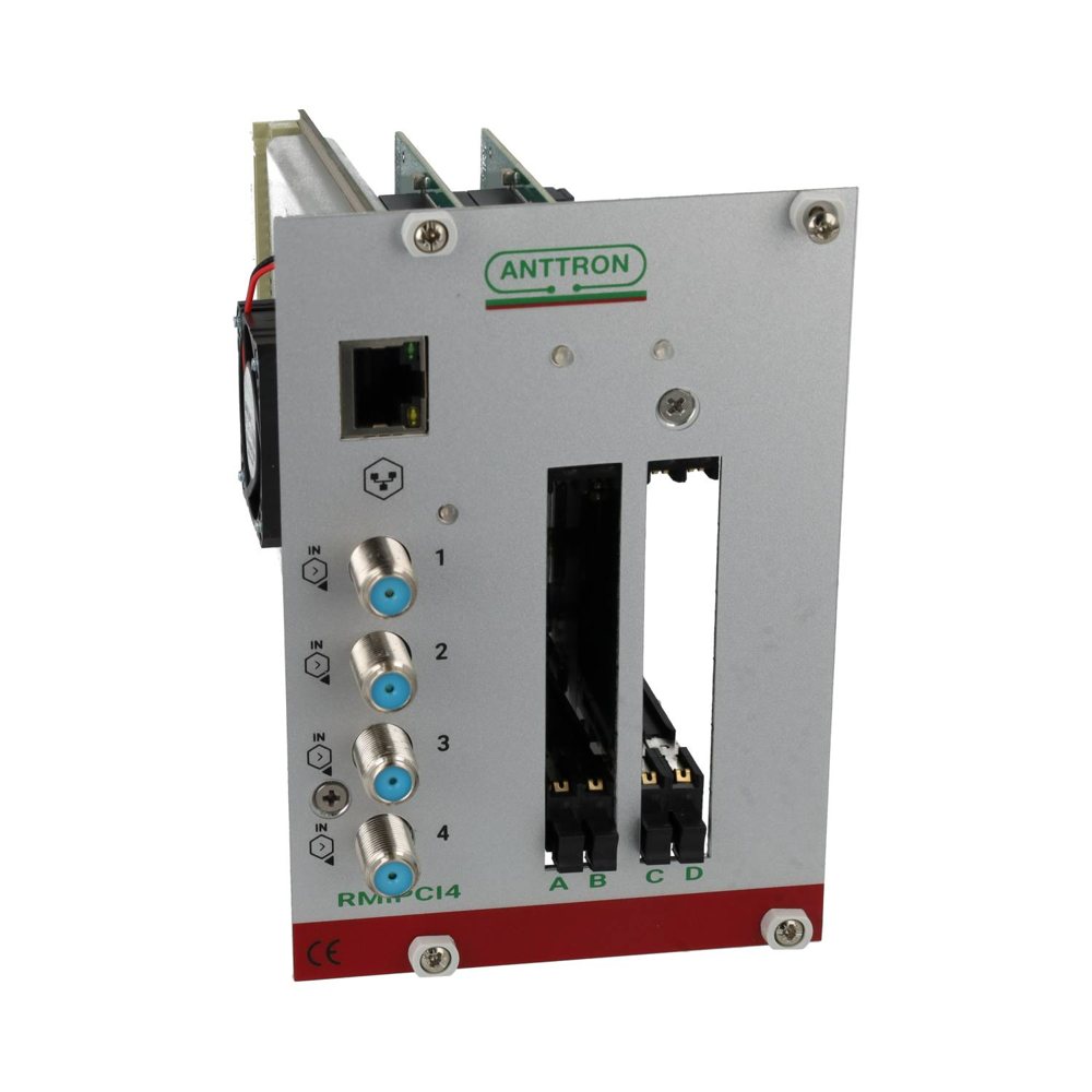 RMIPCI4 — 4 giriş · 8 tuner · IP çıkış · dörtlü CI