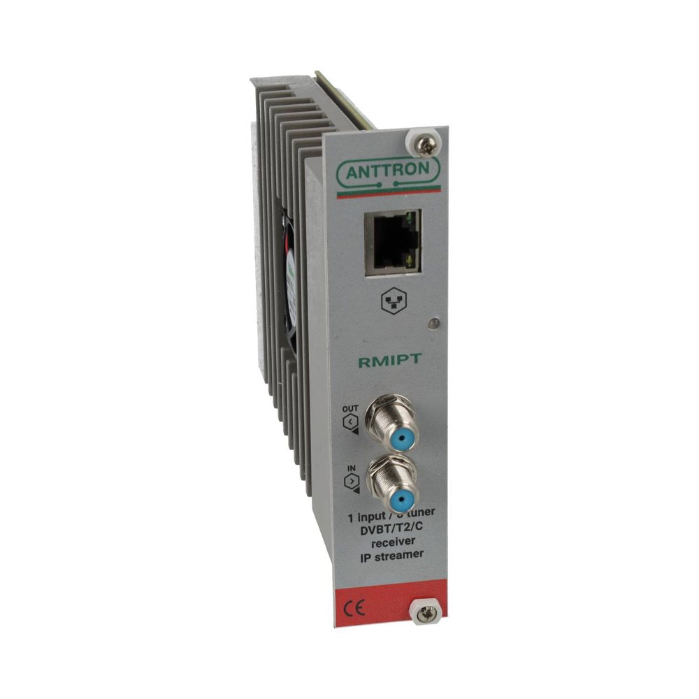 RMIPT — 1 giriş · 8 tuner DVB-T/T2/C · IP çıkış